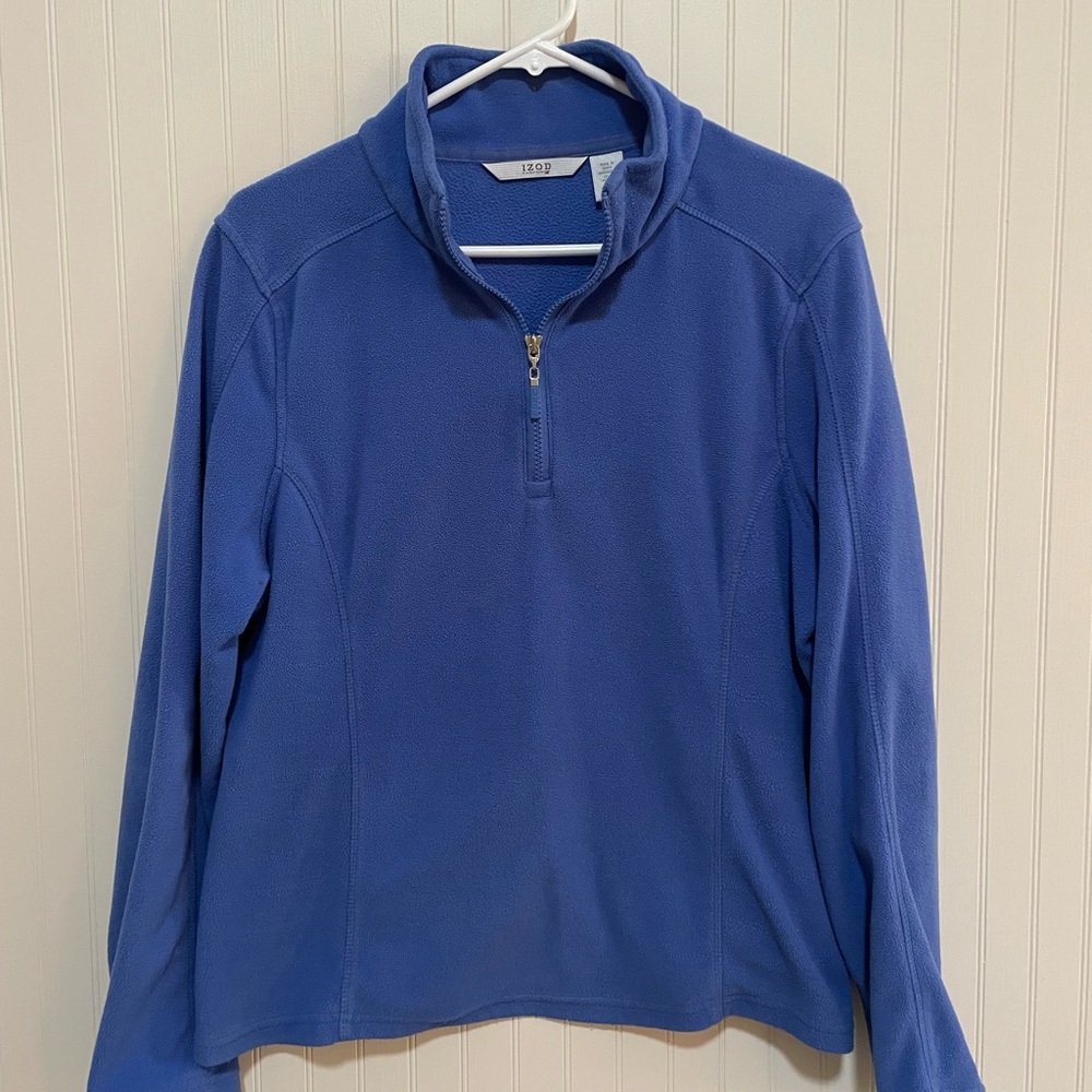 Izod Royal Blue Fleece Quarter-Zip